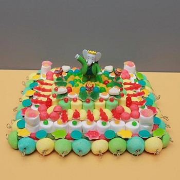 GÂTEAU DE BONBONS "BABAR"