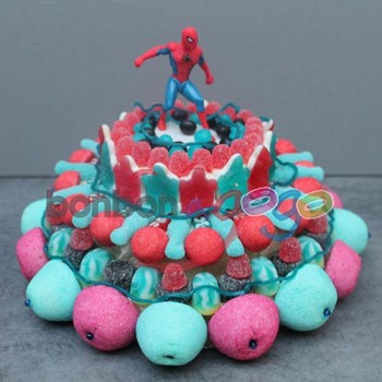 GÂTEAU DE BONBONS "SPIDERMAN"