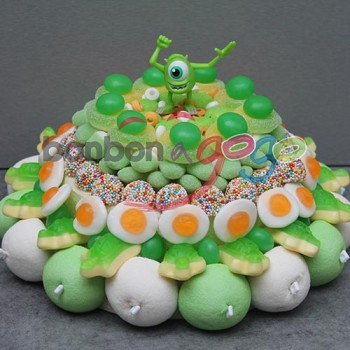 GÂTEAU DE BONBONS "MONSTER & CIE"