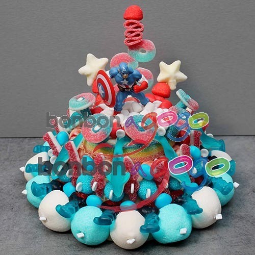 Achat Gateau De Bonbons Marvel Heros Captain America Bonbon A Gogo Com Achat Gateau De Bonbons Marvel Heros Captain America Bonbon A Gogo Com