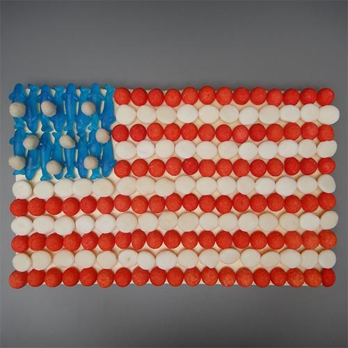 Achat Gateau De Bonbons Drapeau Americain Bonbon A Gogo Com