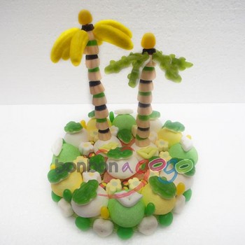 GÂTEAU DE BONBONS "FROG ISLAND"