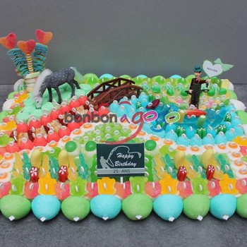 GÂTEAU DE BONBONS "LE PÊCHEUR"