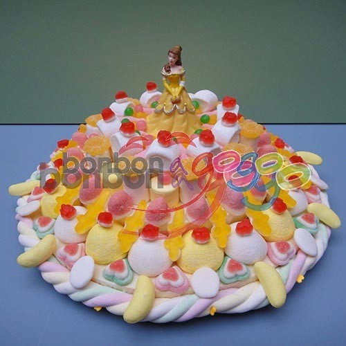 GÂTEAU DE BONBONS "PRINCESSE DES MERS"