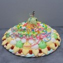 GÂTEAU DE BONBONS "PRINCESSE & GRENOUILLE"