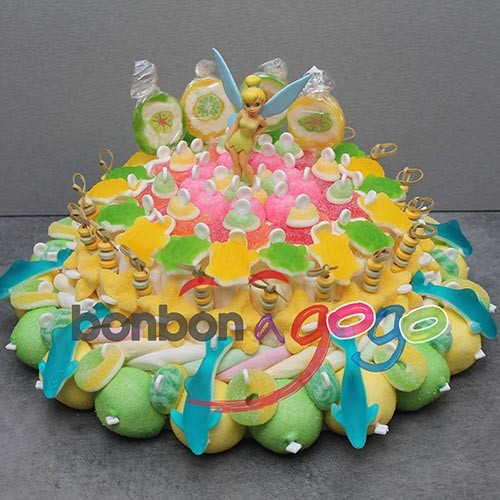 Acheter Gateau De Bonbons Fee Clochette Bonbon A Gogo Com Acheter Gateau De Bonbons Fee Clochette Bonbon A Gogo Com
