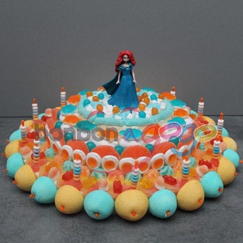 GÂTEAU DE BONBONS "MERIDA"