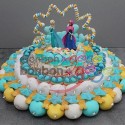 GÂTEAU DE BONBONS "REINE DES NEIGES 3"