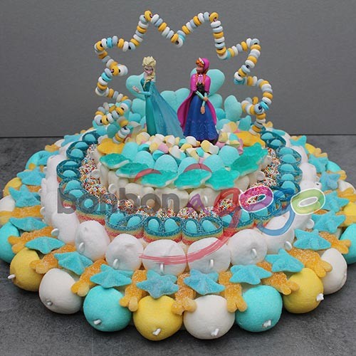 Acheter Gateau De Bonbons Reine Des Neiges 3 Bonbon A Gogo Com Acheter Gateau De Bonbons Reine Des Neiges 3 Bonbon A Gogo Com