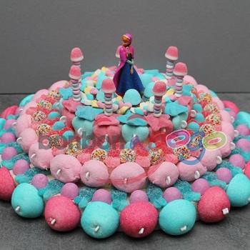 GÂTEAU DE BONBONS "REINE DES NEIGES 4"