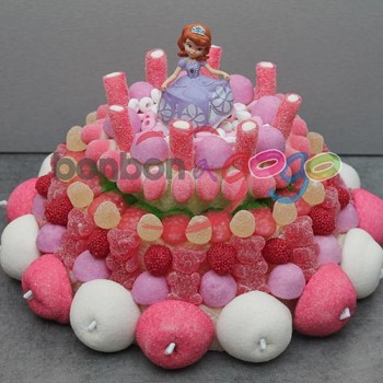 GÂTEAU DE BONBONS "PRINCESSES"