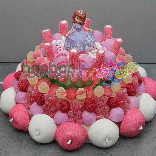 GÂTEAU DE BONBONS "PRINCESSES"