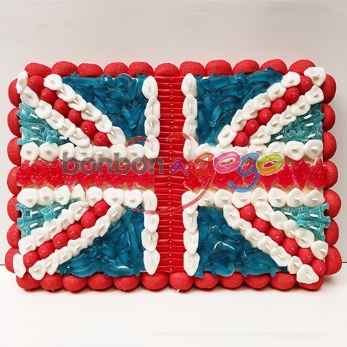 GÂTEAU DE BONBONS "DRAPEAU AMÉRICAIN"