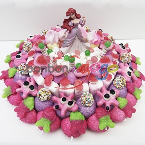 GÂTEAU DE BONBONS "LA BELLE ET LA BÊTE"