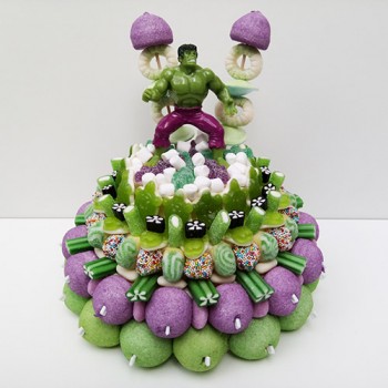 GÂTEAU DE BONBONS "HULK"