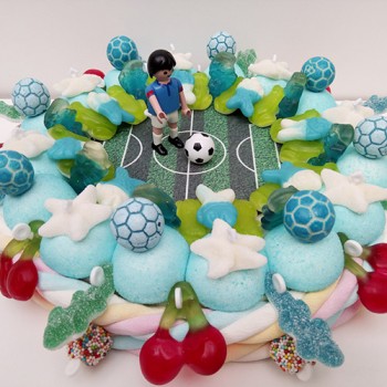 GÂTEAU DE BONBONS "FOOTBALL"