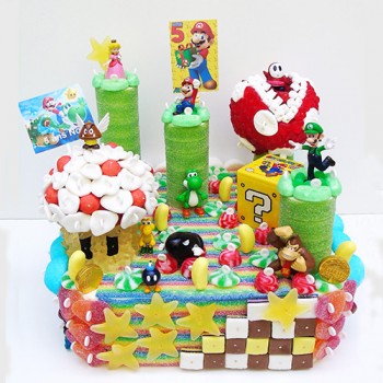 GÂTEAU DE BONBONS "MARIO 2"