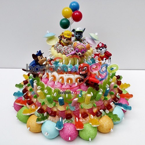 GÂTEAU DE BONBONS " BARBAPAPA"