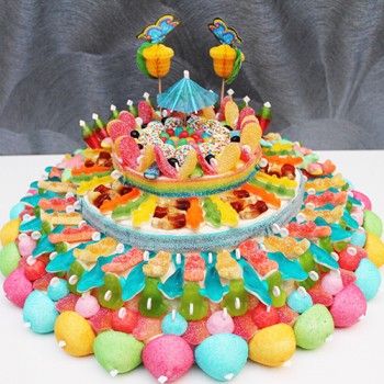 GÂTEAU DE BONBONS "JOUR DE FÊTE"