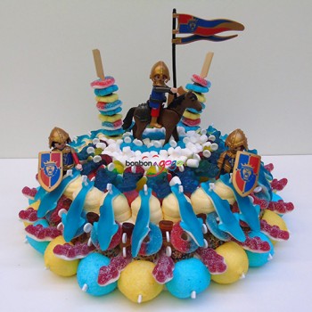 GÂTEAU DE BONBONS "LES CHEVALIERS"