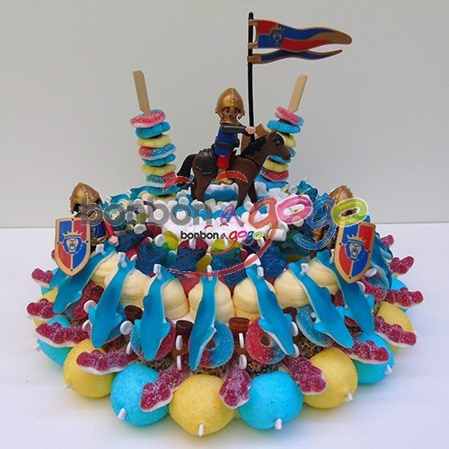 GÂTEAU DE BONBONS "LE CHEVALIER"