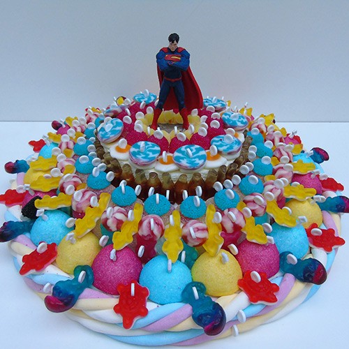 Achat Gateau De Bonbons Dc Comics Super Heros Superman Bonbon A Gogo Com