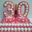 GÂTEAU DE BONBONS "ANNIVERSAIRE 30 ans "