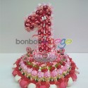 GÂTEAU DE BONBONS "ANNIVERSAIRE 1 an "