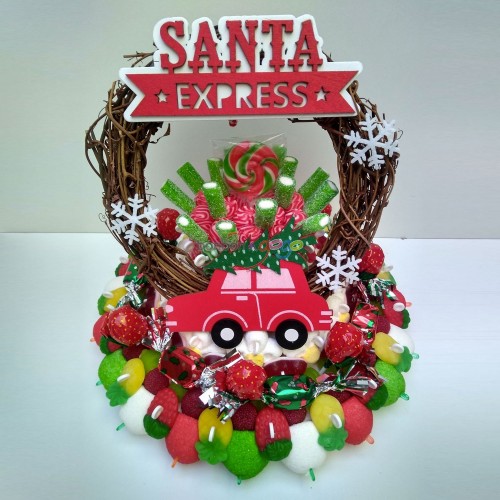 GÂTEAU DE BONBONS "SANTA EXPRESS"