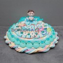 GÂTEAU DE BONBONS "BLUE BABY"