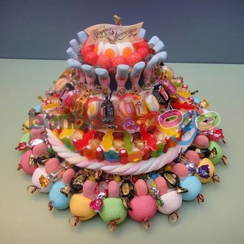  GÂTEAU DE BONBONS "C'EST LA FÊTE"