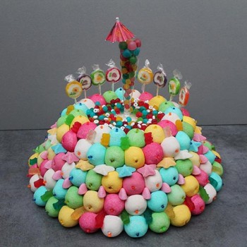  GÂTEAU DE BONBONS "HAPPY BIRTHDAY"