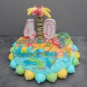 GÂTEAU DE BONBONS "40 ANS ÎLE"