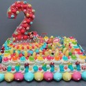 GÂTEAU DE BONBONS "MICKEY 2 ANS"