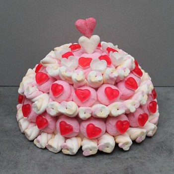 GÂTEAU DE BONBONS "ST VALENTIN"